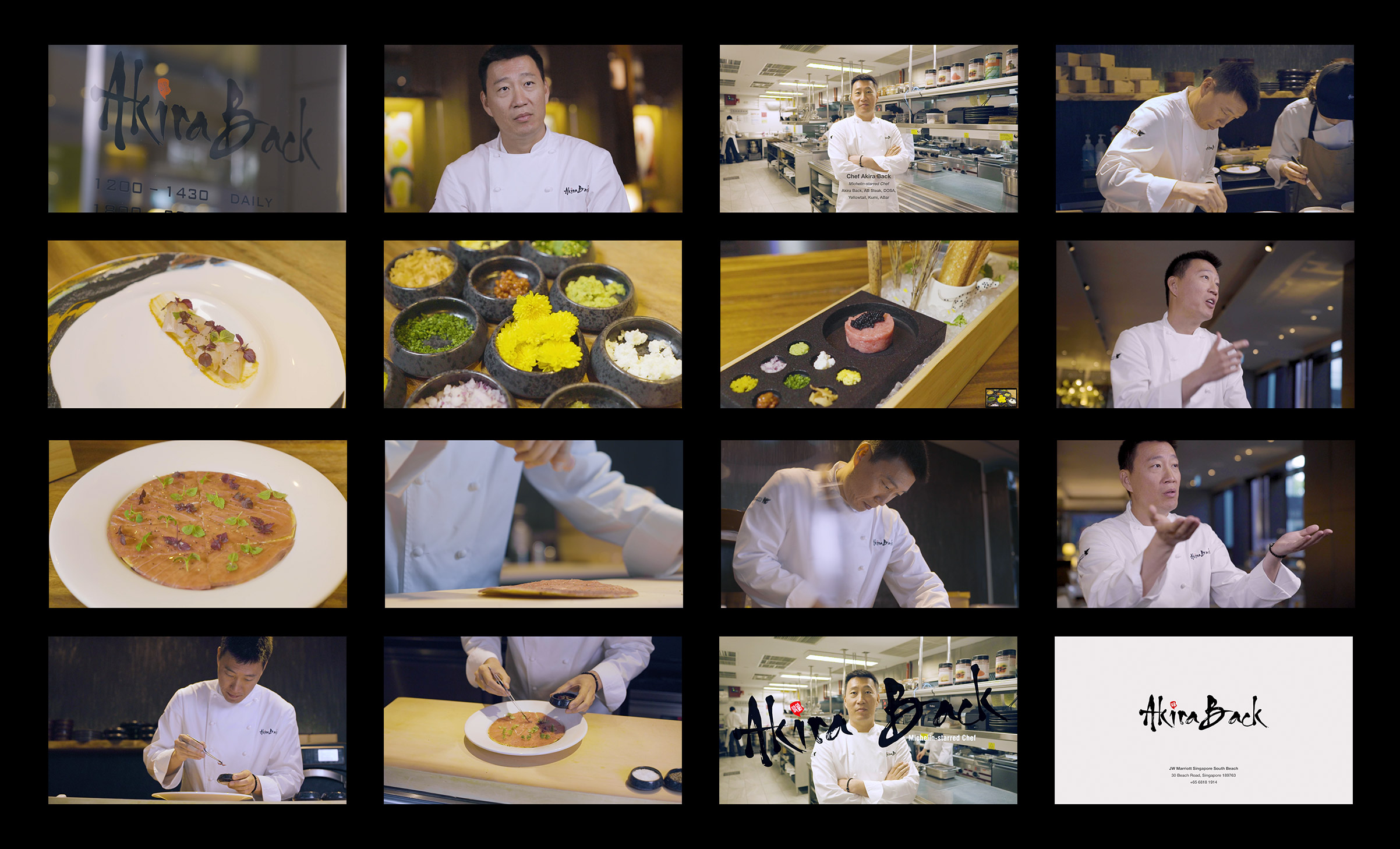 Michelin Starred Chef Akira Back video portrait