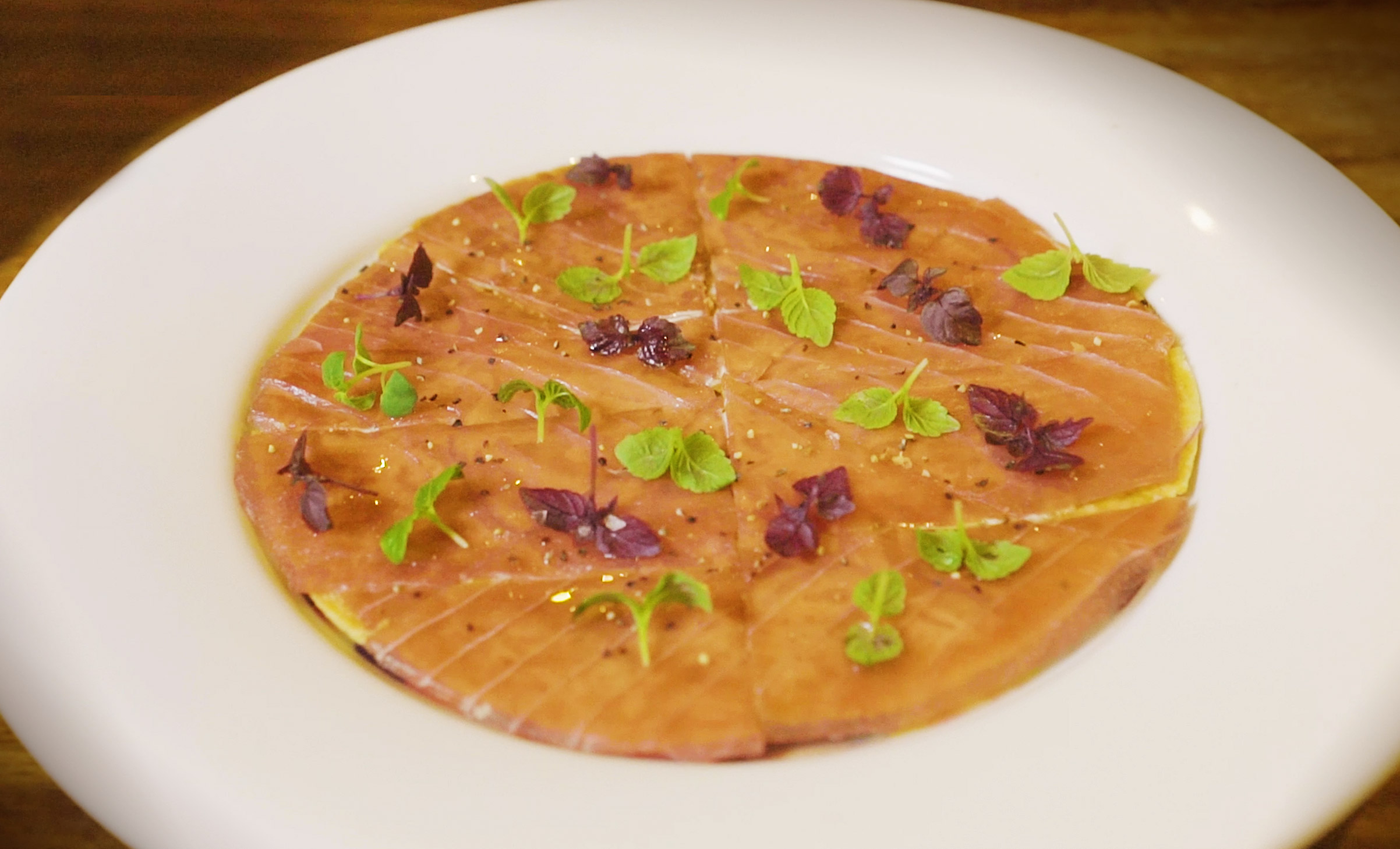 Michelin Starred Chef Akira Back Tuna Pizza